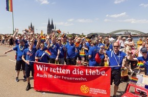 Verband der Feuerwehren in NRW e. V.: VdF-NRW: "Netzwerk Vielfalt" des Verbandes der Feuerwehren in NRW (VdF NRW) nimmt am Sonntag, 9. Juli 2023 am CSD in Köln teil
