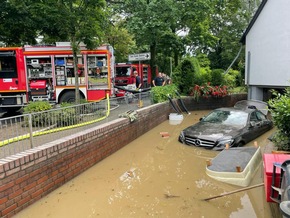 FW-Schermbeck: Abschlussbericht Überörtliche Hilfeleistung - Flutkatastrophe NRW