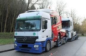 Polizeidirektion Kaiserslautern: POL-PDKL: A6/Kaiserslautern, Polizei kontrolliert Brummifahrer