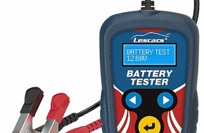 PEARL GmbH: Ladezustand der 12V-Batterie prüfen und bewerten: Lescars 12-Volt-Kfz-Batterietester mit Lasttester, 100 bis 2000 CCA