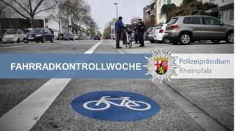 Polizeipräsidium Rheinpfalz: POL-PPRP: Ankündigung Fahrradkontrollwoche in Ludwigshafen