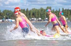 DLRG - Deutsche Lebens-Rettungs-Gesellschaft: Rettungsschwimmer im Wettkampf: Finale der DLRG Trophy in Magdeburg