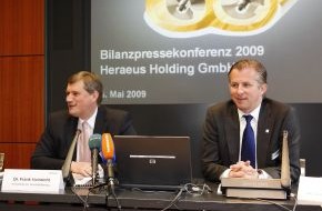 Heraeus Holding GmbH: Heraeus Bilanzpressekonferenz 2009 (mit Bild) / Außergewöhnliches Jahr 2008 insgesamt zufriedenstellend abgeschlossen