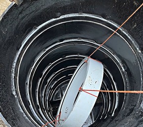 Komplexe Schachtsanierung im Gewerbegebiet Rossendorf bei Dresden