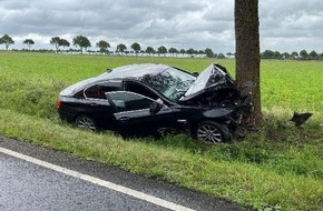 Polizeiinspektion Diepholz: POL-DH: Sulingen - Verkehrsunfall mit zwei lebensgef&auml;hrlich verletzten Personen