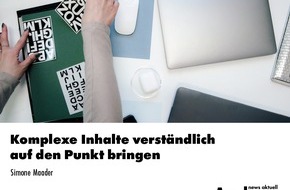 news aktuell Academy: Komplexe Inhalte verst&auml;ndlich vermitteln: Ihr Schl&uuml;ssel zu klarer Kommunikation / Ein Webinar der news aktuell Academy