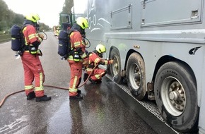 Feuerwehr Velbert: FW-Velbert: Einsatz auf der A535