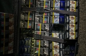 Hauptzollamt Nürnberg: HZA-N: Zigaretten im Koffer - Zoll stellt Schmuggelgut sicher