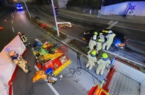 Feuerwehr Konstanz: FW Konstanz: Verkehrsunfall