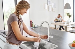 GROHE AG: Aktuelle Studie zeigt: Mehrheit der Deutschen bevorzugt Trinkwasser aus der Leitung