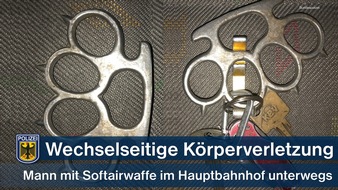 Bundespolizeidirektion München: Bundespolizeidirektion München: Schlagring sichergestellt - Ermittlungen wegen wechselseitiger Körperverletzung