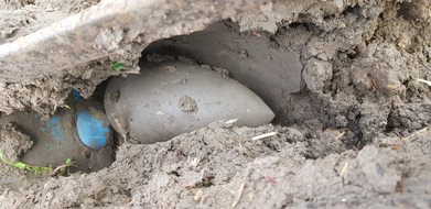 Polizeidirektion Worms: POL-PDWO: Granate stellt sich als Erdklumpen heraus