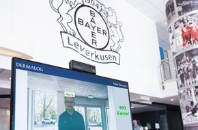 DERMALOG Identification Systems GmbH: Bundesliga misst Fieber: DERMALOG Temperatur-Check bei Bayer 04 Leverkusen