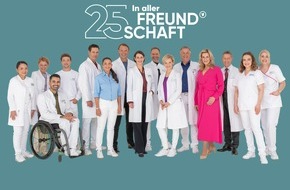 MDR Mitteldeutscher Rundfunk: 25 Jahre „In aller Freundschaft“ wird mit Jubiläumsfolge im Ersten, Fanfest und Livestream in Leipzig gefeiert
