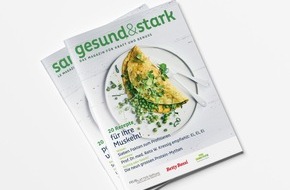 Betty Bossi: Neue Zeitschrift «gesund & stark» mit proteinreichen Rezepten für mehr Muskeln