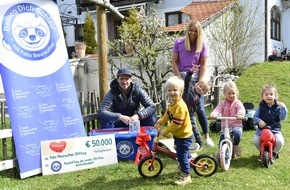 Danone DACH: Milupa spendet 50.000 Euro an Beweg dich schlau! mit Felix Neureuther für einen aktiven Start von Kleinkindern in deutschen Kitas