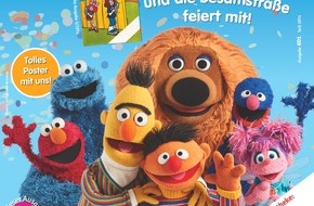 Wort & Bild Verlagsgruppe - Gesundheitsmeldungen: 50 Jahre medizini / Ernie & Bert und das Krümelmonster gratulieren!