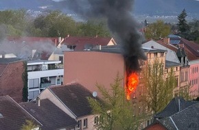 Polizeidirektion Landau: POL-PDLD: Landau - Gebäudebrand in der Weißenburger Straße