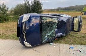 Polizeiinspektion Northeim: POL-NOM: Verkehrsunfall mit voll besetztem Pkw