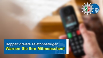 Polizeipräsidium Oberhausen: POL-OB: Doppelt dreister Betrug zu Lasten einer Seniorin / Warnen Sie Ihre Mitmenschen vor der Masche!