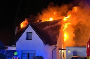 Polizei Mettmann: POL-ME: Dachstuhlbrand - die Polizei ermittelt - Heiligenhaus - 2501011