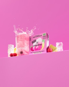 Bereit für den Sommer mit der PINK LEMONADE von waterdrop®