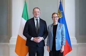 F&uuml;rstentum Liechtenstein: Irischer Europaminister zu Arbeitsbesuch in Liechtenstein