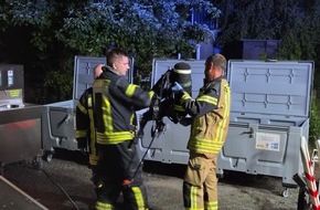 Feuerwehr Datteln: FW Datteln: Feuer in Kleingartenanlage