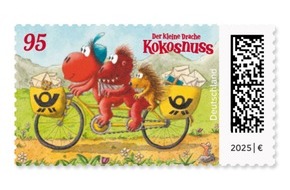DHL Group: PM: Der kleine Drache Kokosnuss bekommt seine eigene Briefmarke
