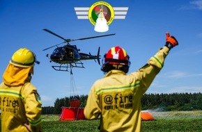@fire Internationaler Katastrophenschutz Deutschland e.V.: Brandbekämpfung aus der Luft: @fire und die Heliseven Group gründen "Team Phönix"