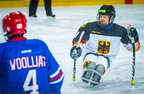 BG BAU Berufsgenossenschaft der Bauwirtschaft: Paralympische Eishockey WM in Berlin: Versicherter der BG BAU kämpft um den Titel / Im Rollstuhl ganz vorne mit dabei