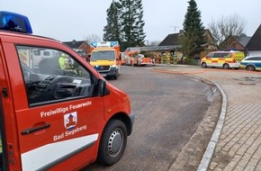 Freiwillige Feuerwehr Bad Segeberg: FW Bad Segeberg: Wohnungsbrand - eine Person durch die Feuerwehr gerettet