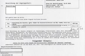 Polizei Korbach: POL-KB: Waldeck-Frankenberg - Betrug im Namen des Amtsgerichtes