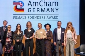American Chamber of Commerce in Germany (AmCham Germany): Female Founders Award 2023: Bewerbungen bis zum 12. Februar möglich