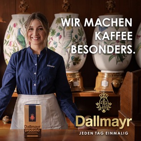 Neue Dachmarkenkampagne für Dallmayr Kaffee