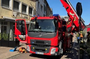 Feuerwehr Düren: FW Düren: Kellerbrand in der Innenstadt