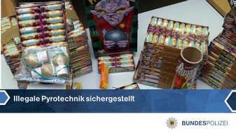 Bundespolizeiinspektion Ludwigsdorf: BPOLI LUD: Versteckte Pyrotechnik und Schlagring bei Kontrolle entdeckt