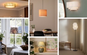 Stoffleuchten für Lichtakzente mit Charakter: Lampenwelt.de präsentiert textile Vielfalt