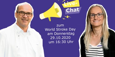 Helios Gesundheit: Live-Chat: Schlaganfall: richtig verstehen, entsprechend vorbeugen, optimal (be)handeln