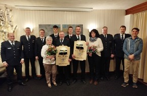 Feuerwehren des Landkreises Ravensburg: LRA-Ravensburg: Jahreshauptversammlung der Feuerwehrabteilung Niederwangen Wolfgang Weber und Bernhard Häfele nach 42 Dienstjahren verabschiedet