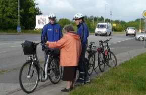 Polizeiinspektion Harburg: POL-WL: Polizei kontrolliert Fahrradfahrer