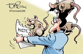Bundesgeschäftsstelle Landesbausparkassen (LBS): Ratten mindern Miete/Gericht hielt in einem extremen Fall eine Reduzierung um 80 Prozent für angemessen (FOTO)