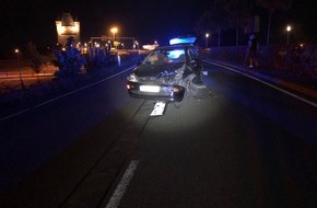 Polizeidirektion Worms: POL-PDWO: Worms - Geisterfahrer auf Nibelungenbrücke flüchtet nach Unfall