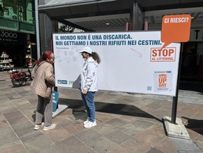 Comunicato stampa: &laquo;Lugano: manifesti e carrelli per il riciclaggio contro il littering&raquo;