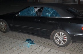 Polizeipräsidium Westpfalz: POL-PPWP: Pkw-Scheiben eingeschlagen
