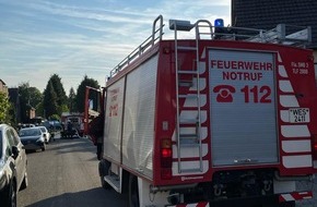 Feuerwehr Schermbeck: FW-Schermbeck: Alarmierter Kellerbrand