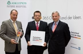 Asklepios Kliniken GmbH & Co. KGaA: Deutschland - Land der Ideen: Asklepios Future Hospital für Zukunftsfähigkeit als "Ausgewählter Ort 2008" ausgezeichnet