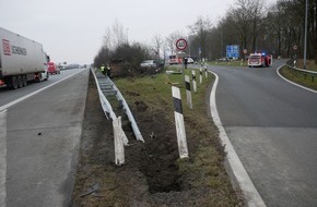Polizeiinspektion Rotenburg: POL-ROW: Unfall mit Pferdeanhänger