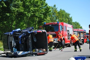 FW-MK: Schwerer Unfall auf der Autobahn BAB 46