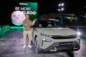 Weltpremiere des neuen Škoda Elroq: Pressematerial und Highlight-Video der Enthüllung